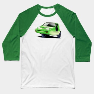 Bond Bug in Lime Green Baseball T-Shirt